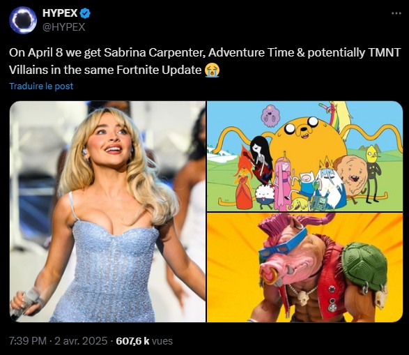 fortnite-sabrina-carpenter-contenu-collaboration-fuite