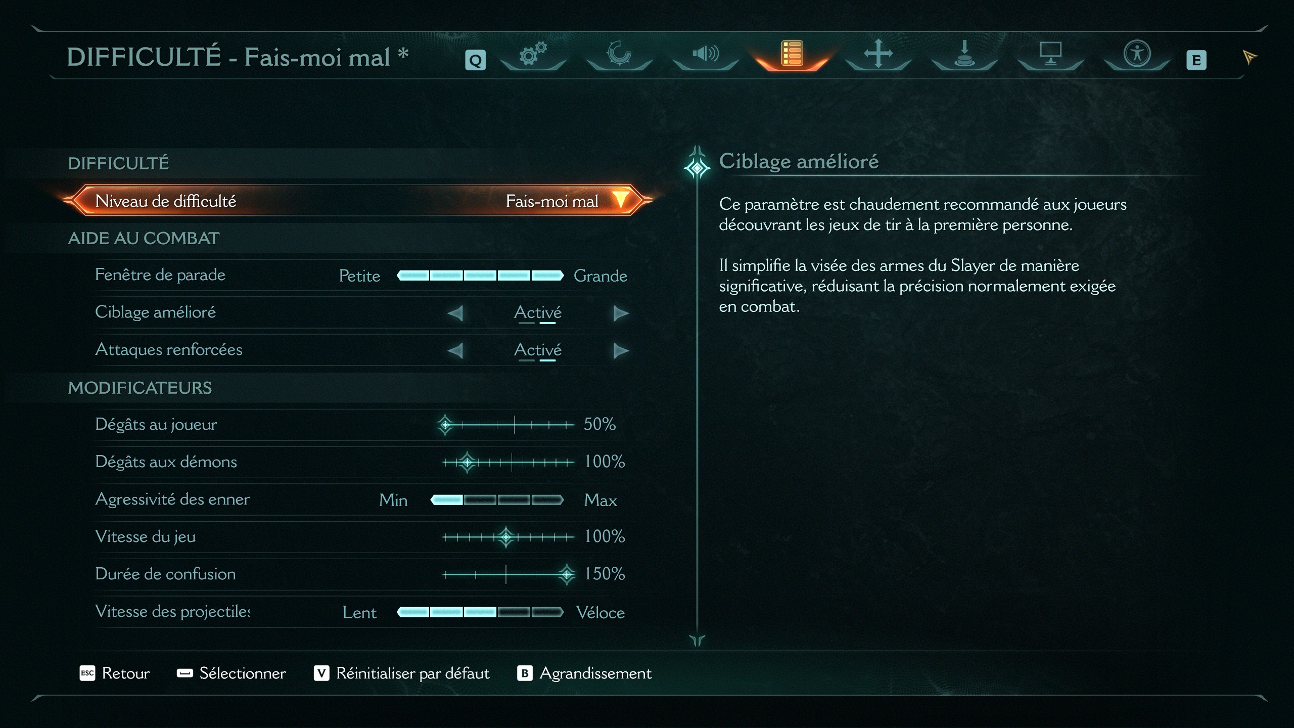 doom-the-dark-ages-difficulte-menu