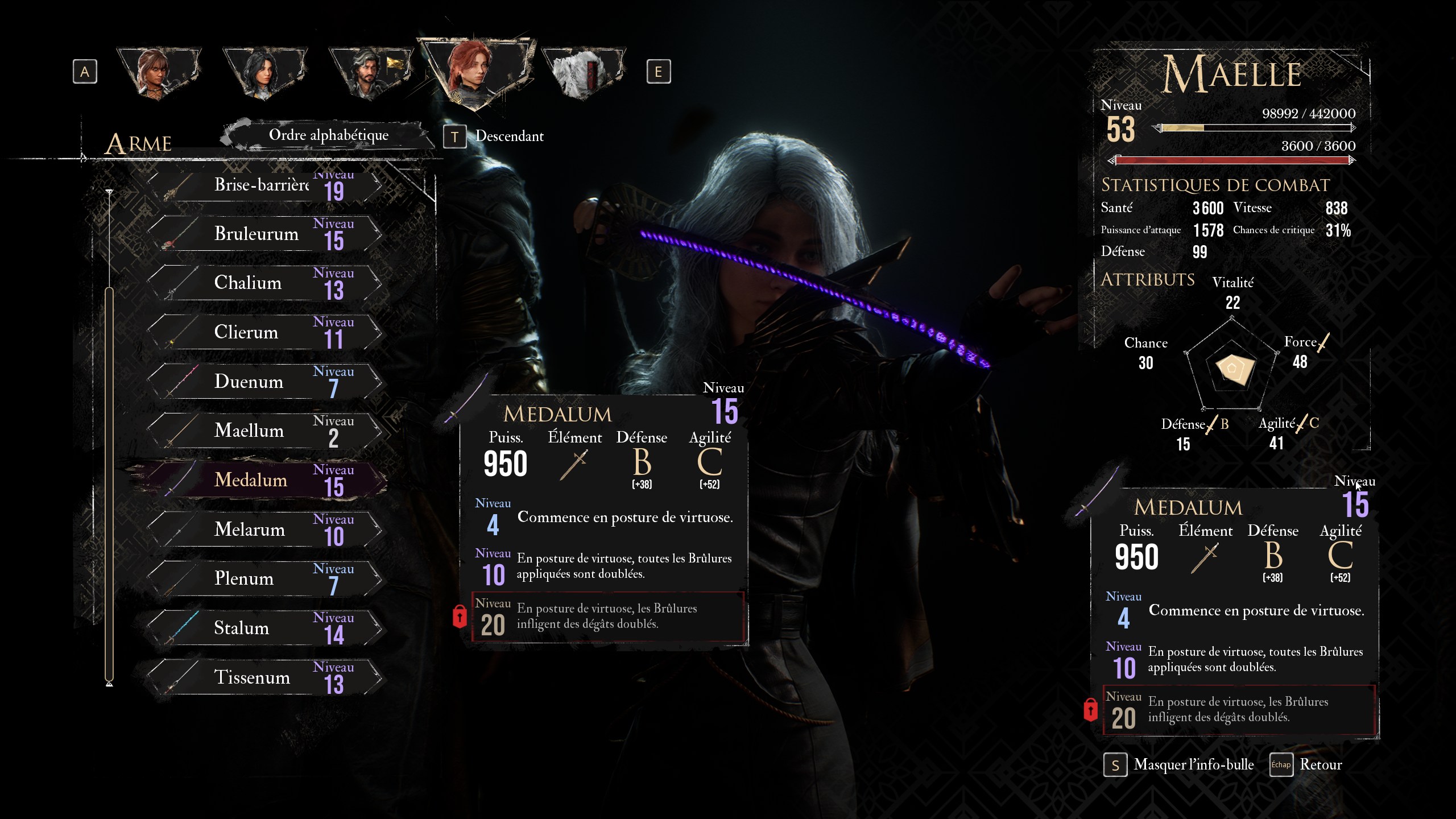 clair-obscur-expedition-33-meilleure-arme-maelle-medalum