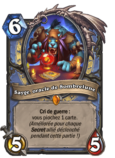 sayge-oracle-sombrelune-carte-hearthstone-extension-folle-journee-sombrelune