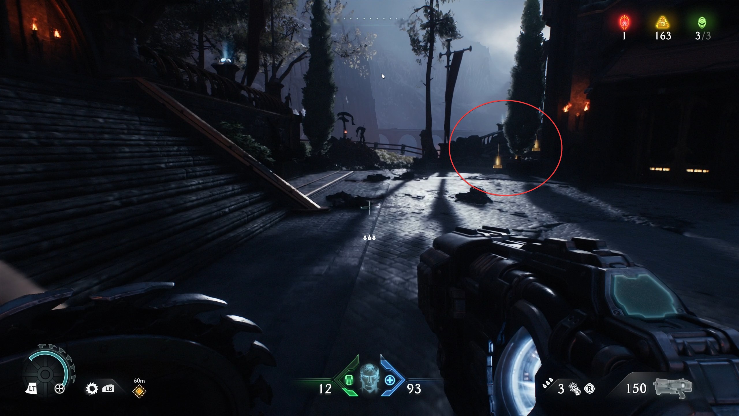 doom-the-dark-ages-collectibles-chapitre-4-emplacement-apparence-escalier