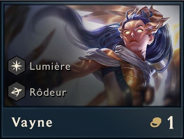 Vayne, nouveau champion TFT