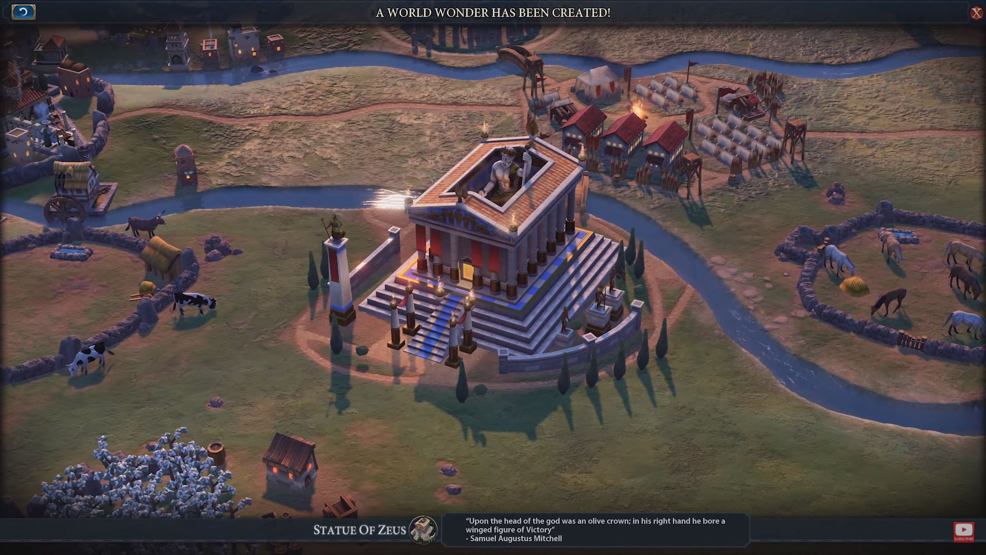 Statue de Zeus merveille