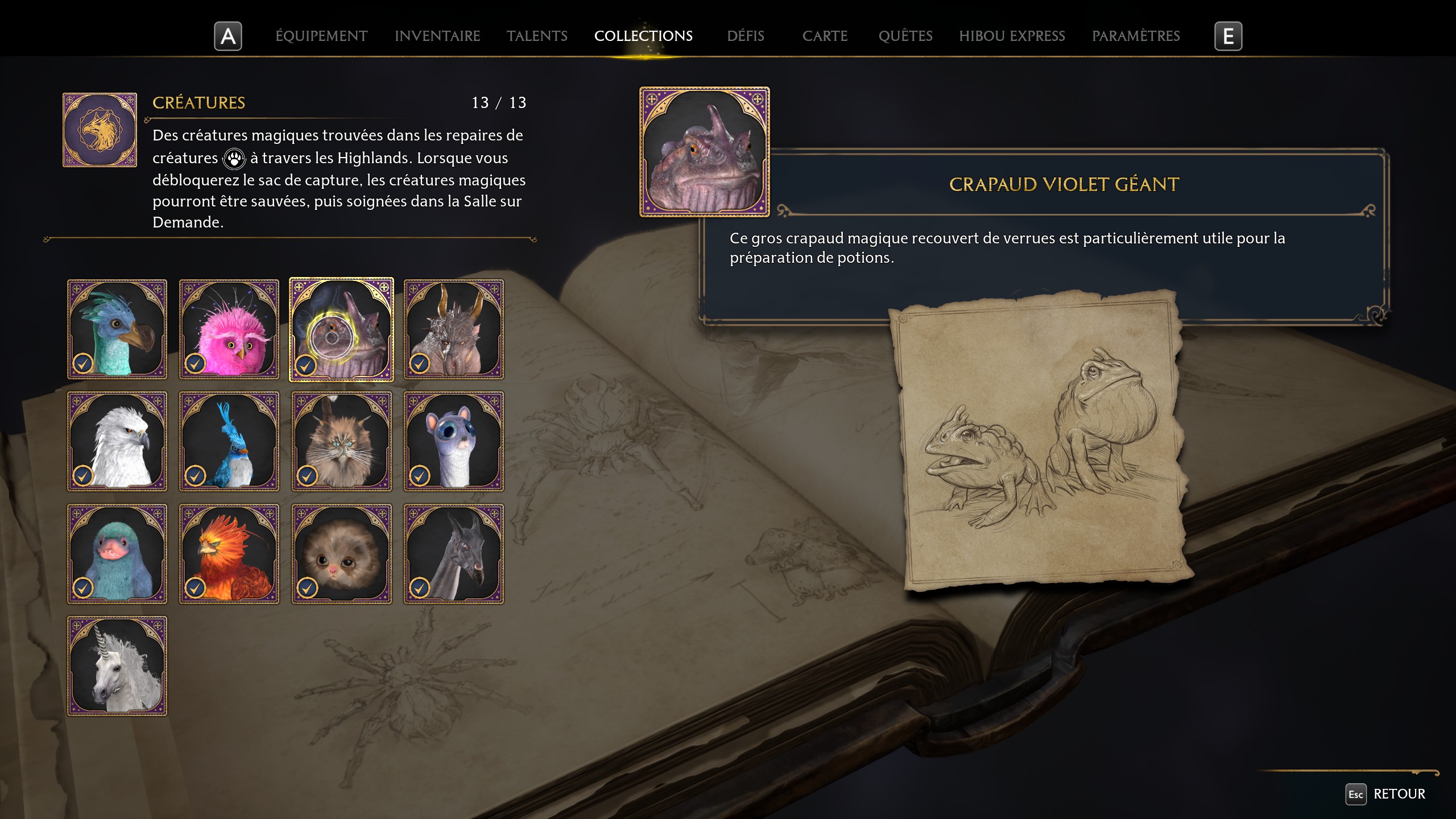 crapaud-violet-géant-hogwarts-legacy