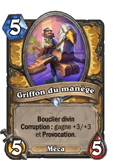 griffon-manege-carte-hearthstone-extension-folle-journee-sombrelune