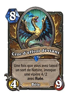 croc-effroi-deviant-nouvelle-carte-cavernes-lamentations-hearthstone