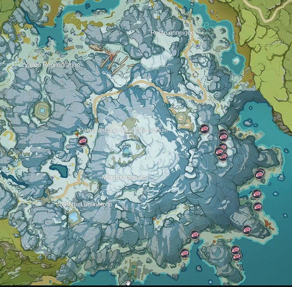 emplacements-viande-congelee-genshin-impact