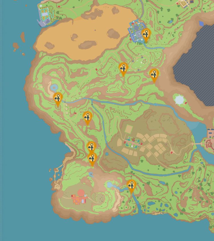 Pieux-orange-emplacement-pokémon-écarlate-violet