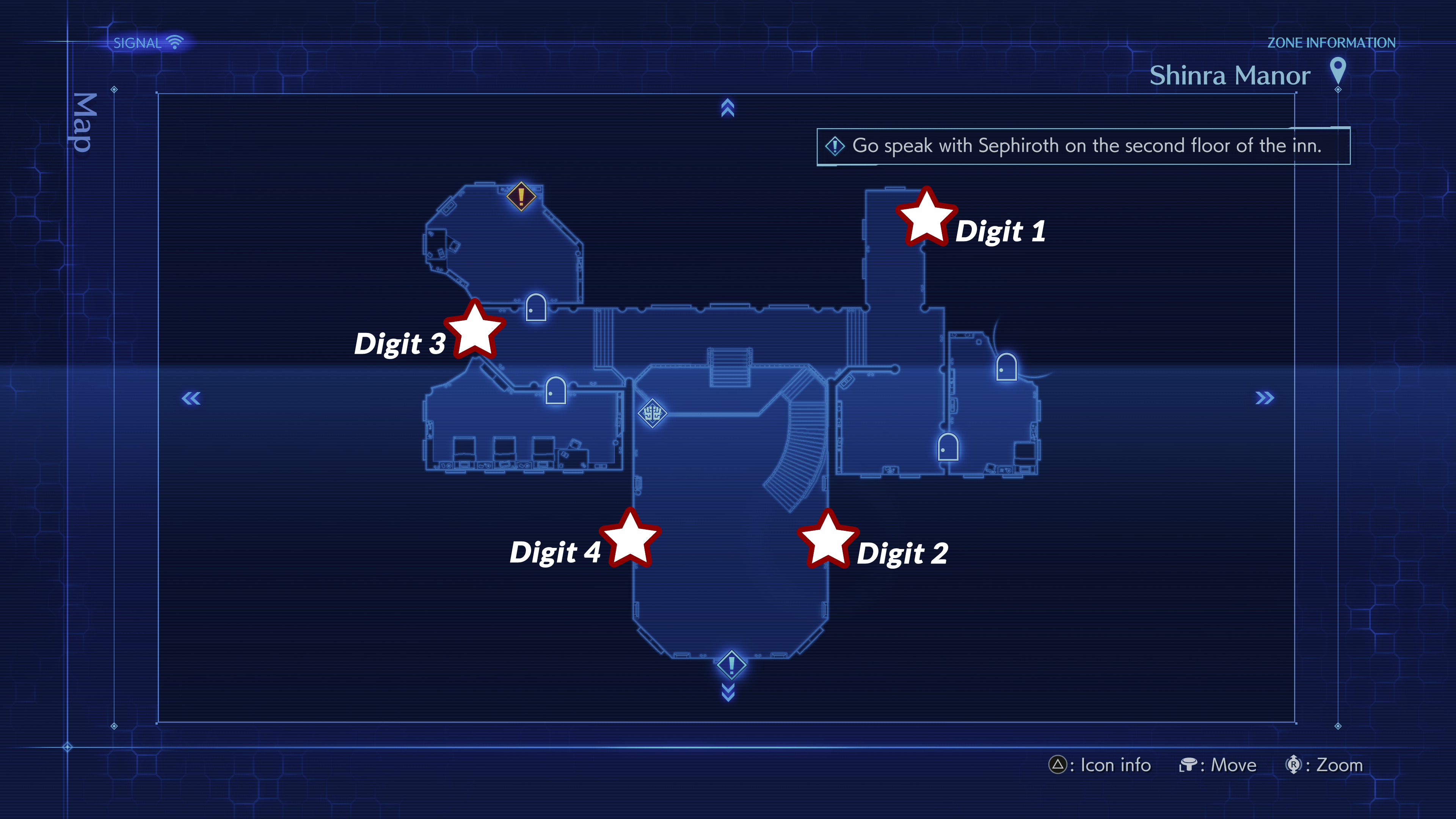 emplacements-codes-manoir-ff7-crisis-core