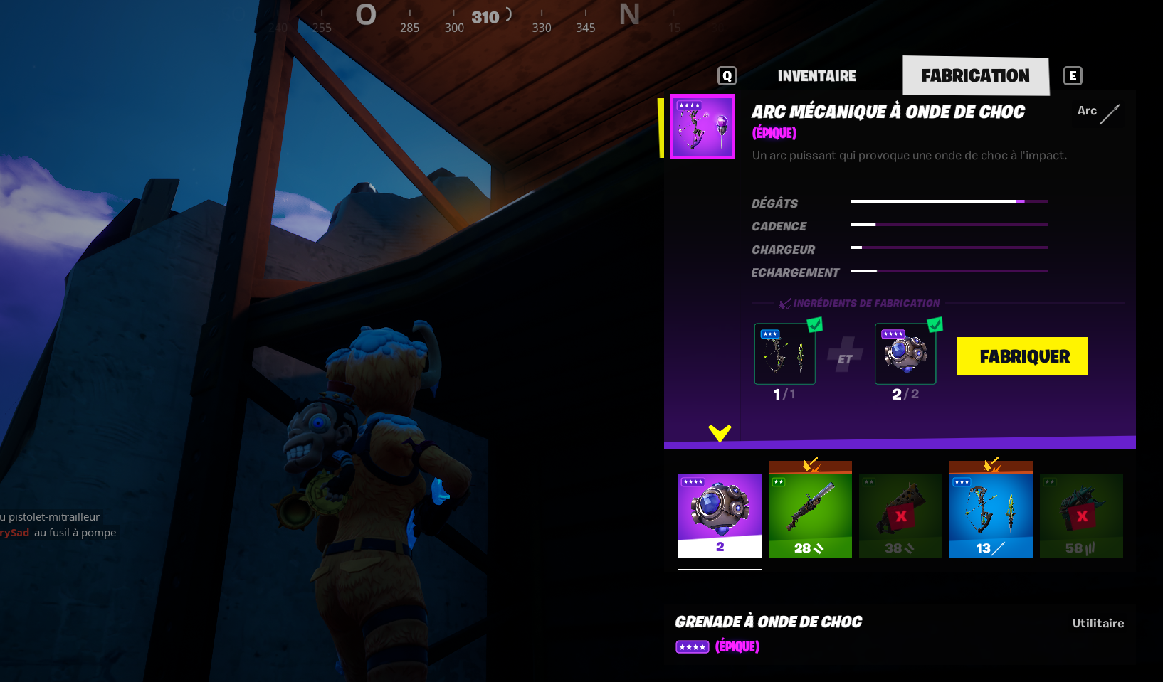 arc-mecanique-onde-choc-fortnite