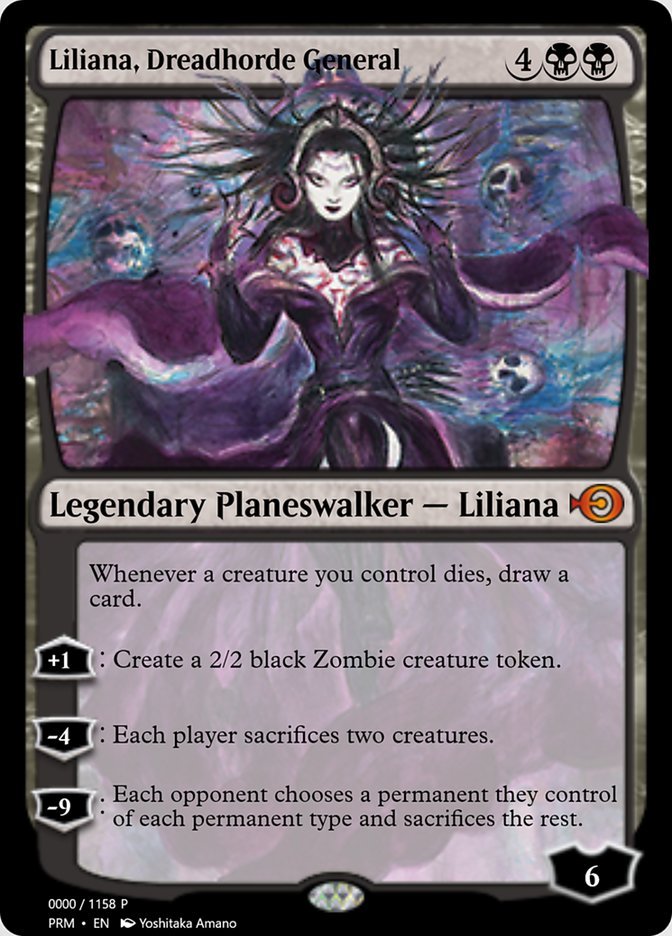 liliana-carte-mtg-dessine-par-yoshitaka-amano