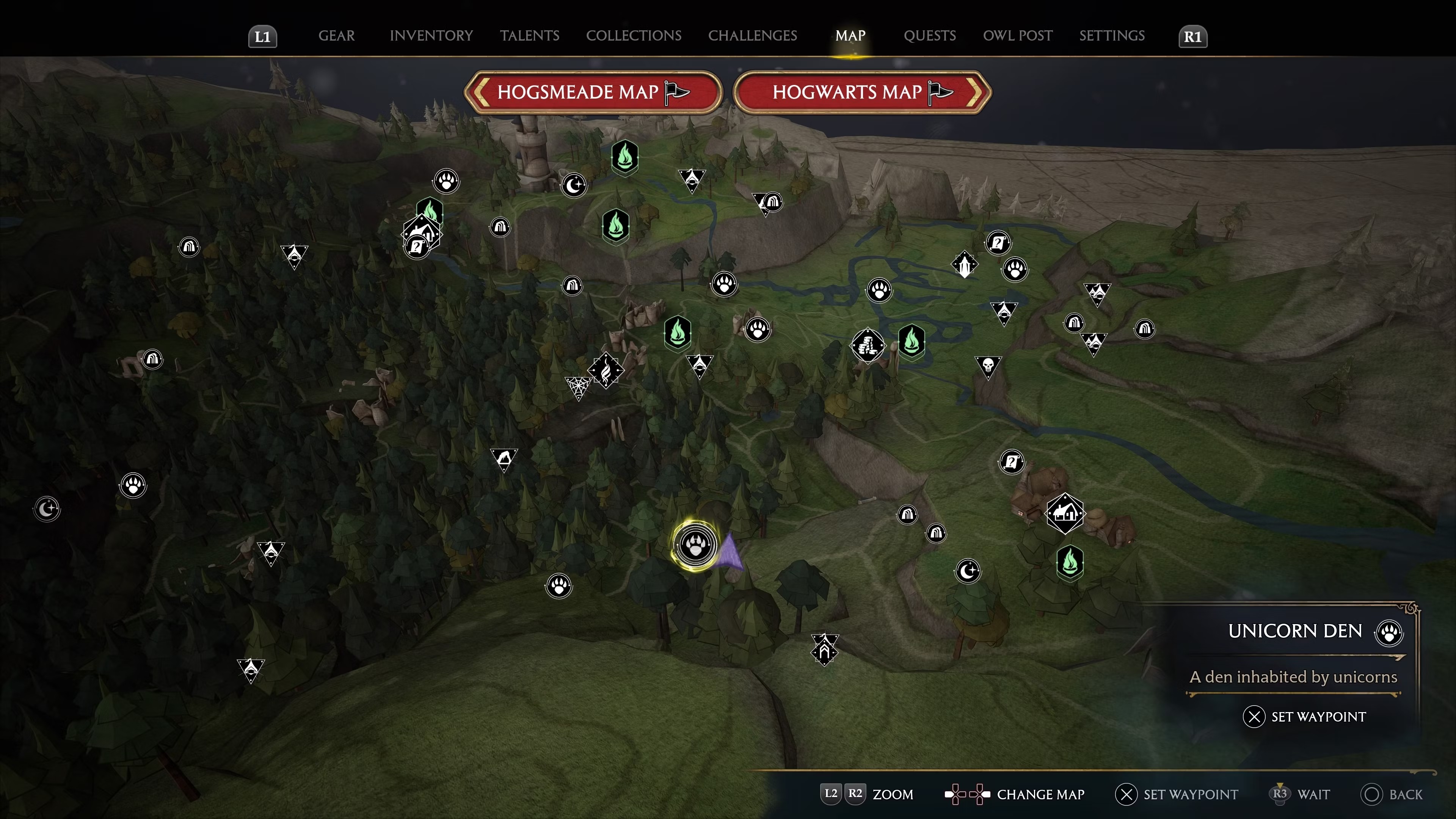 emplacement-tanniere-licorne-hogwarts-legacy