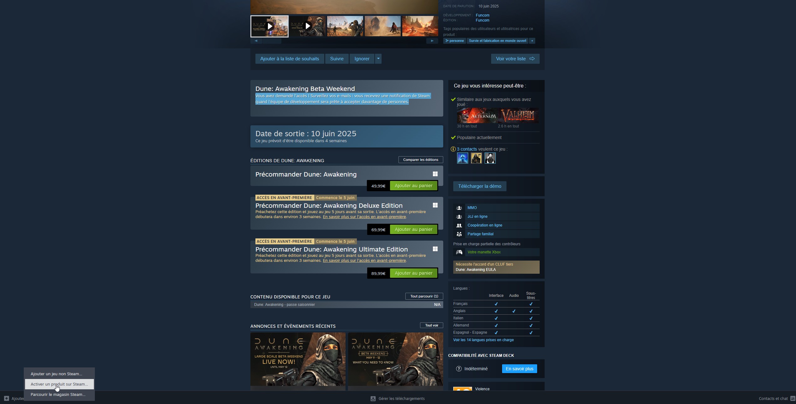 beta-dune-awakening-ajouter-cle