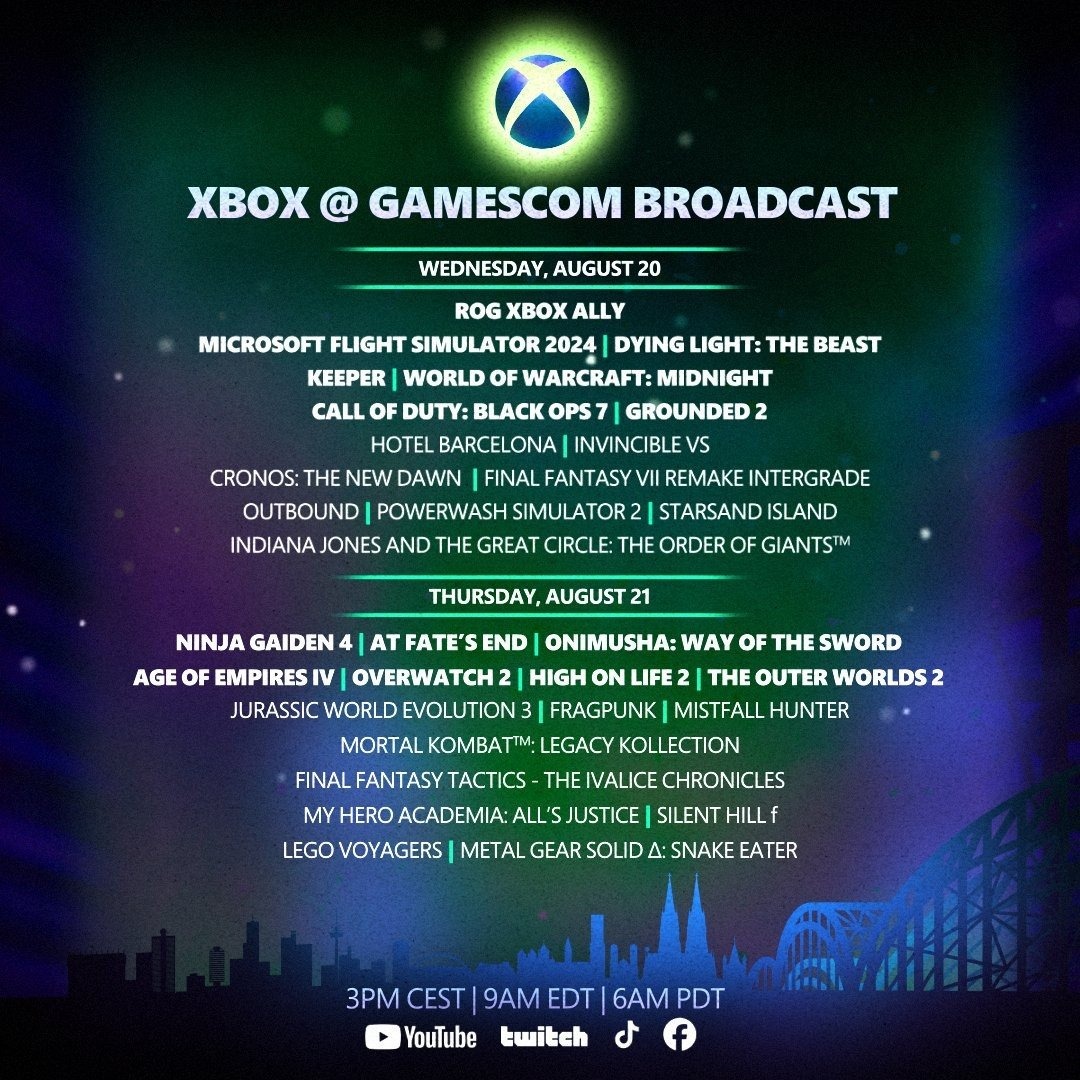 xbox-gamescom-broadcast-lineup-2025
