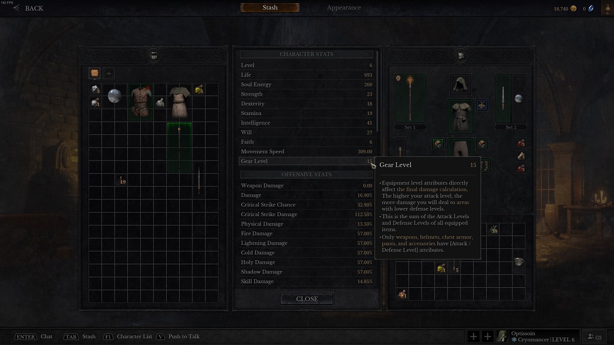 dungeonborne-gear-score-gear-level