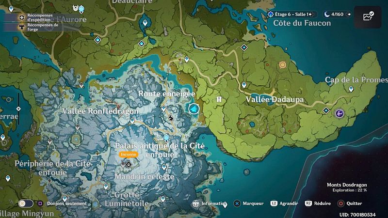 Genshin impact - grotte - luminetoile