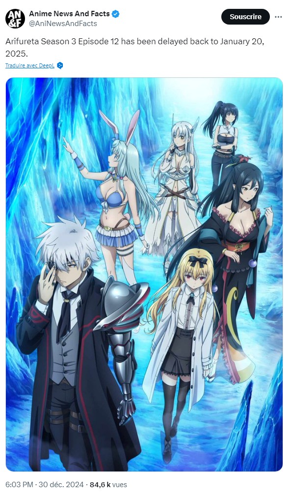 arifureta-saison-3-reprise-tweet