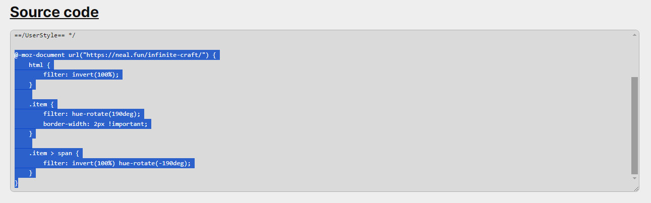 script-mode-nuit-infinite-craft