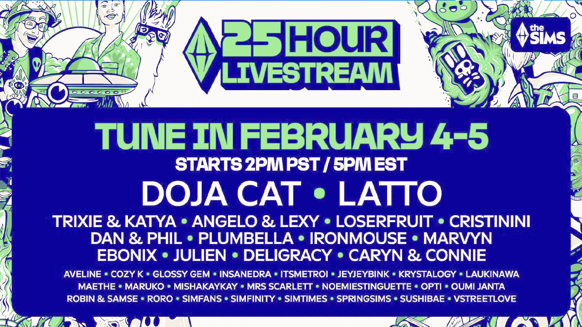 les-sims-25-anniversaire-live-doja-catt