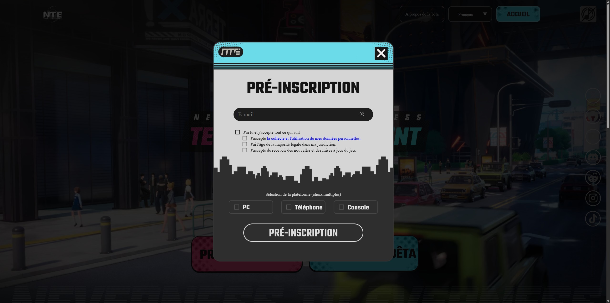 neverness-to-everness-preinscription-infos