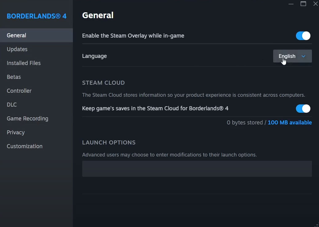 changer-langue-borderlands-4-sur-steam