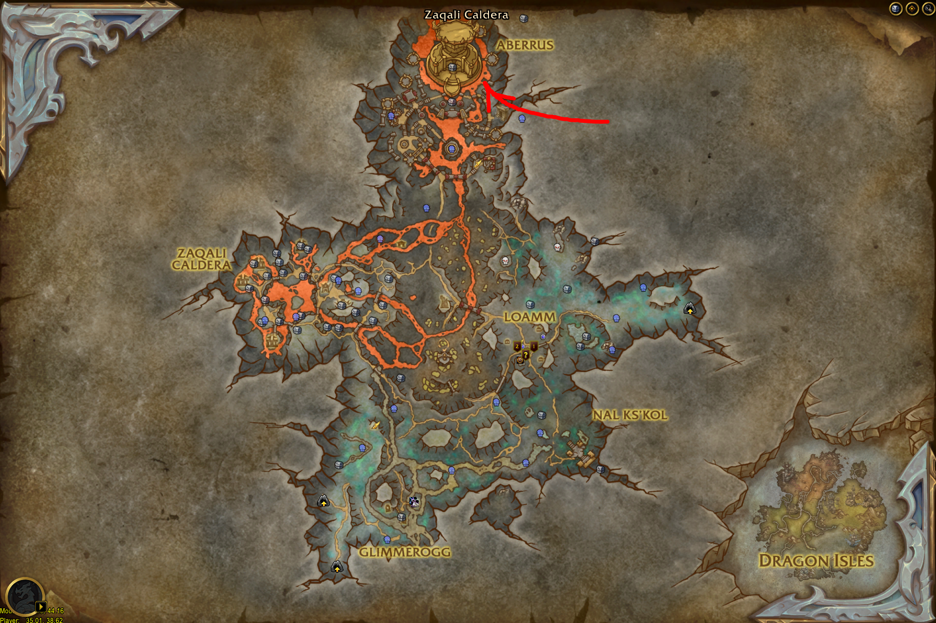 aberrus-raid-entrée