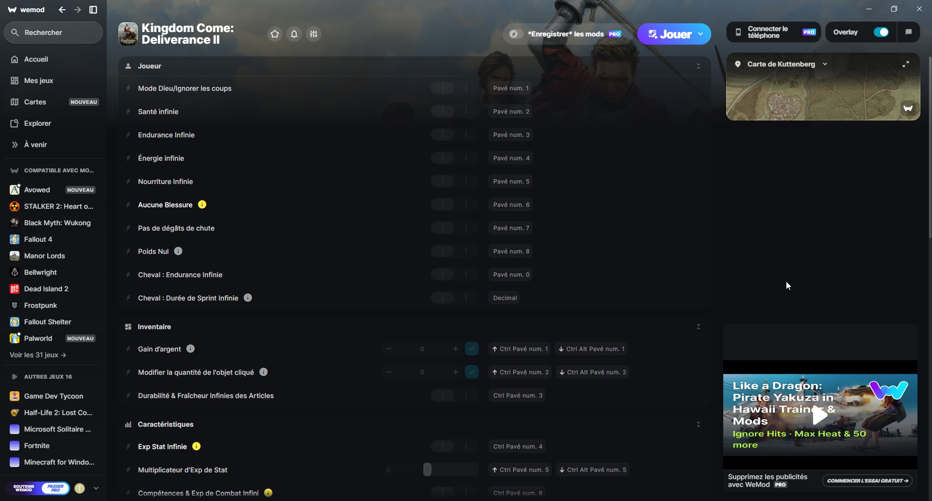 wemod-trainer-kingdom-come-deliverance-2-utiliser
