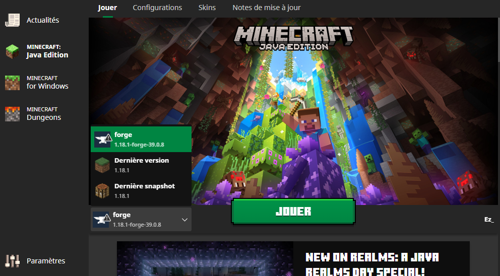 Launcher-Minecraft-Forge