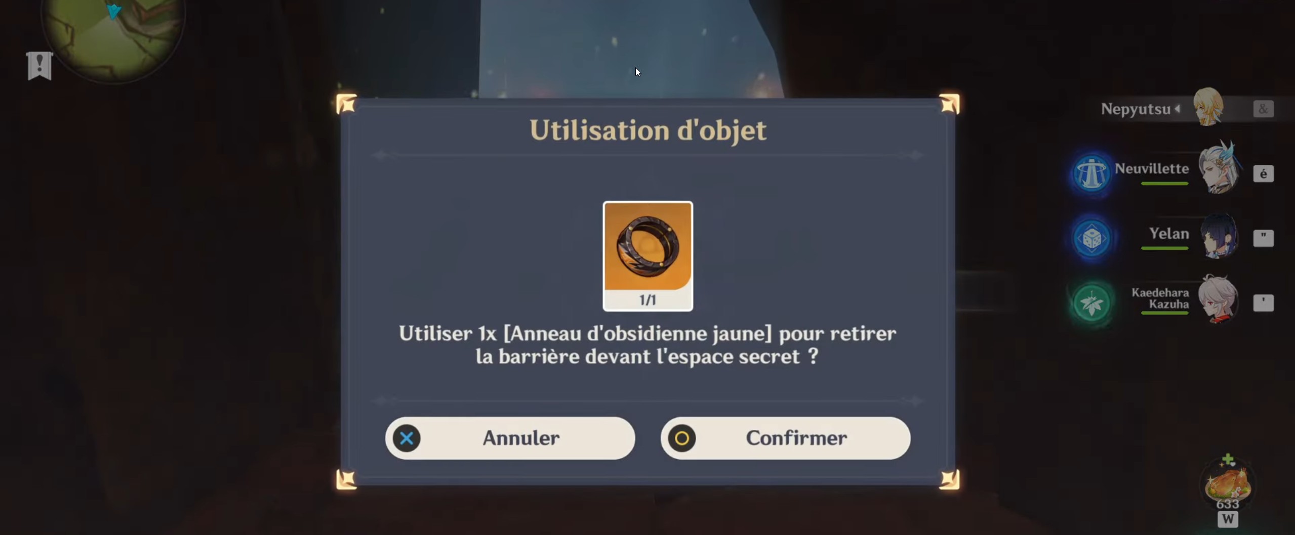 anneau-obsidienne-jaune-voile-activer