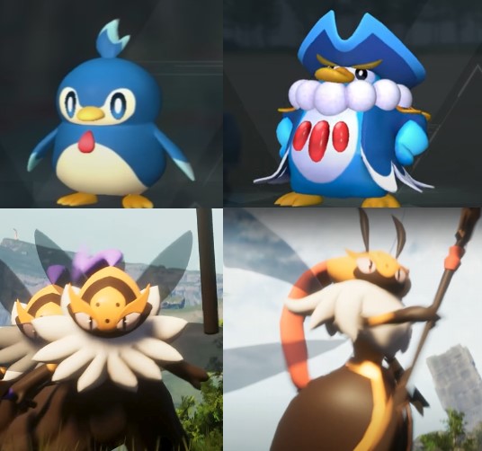 palworld-evolution-pengullet-penking-elizabee-beegarde
