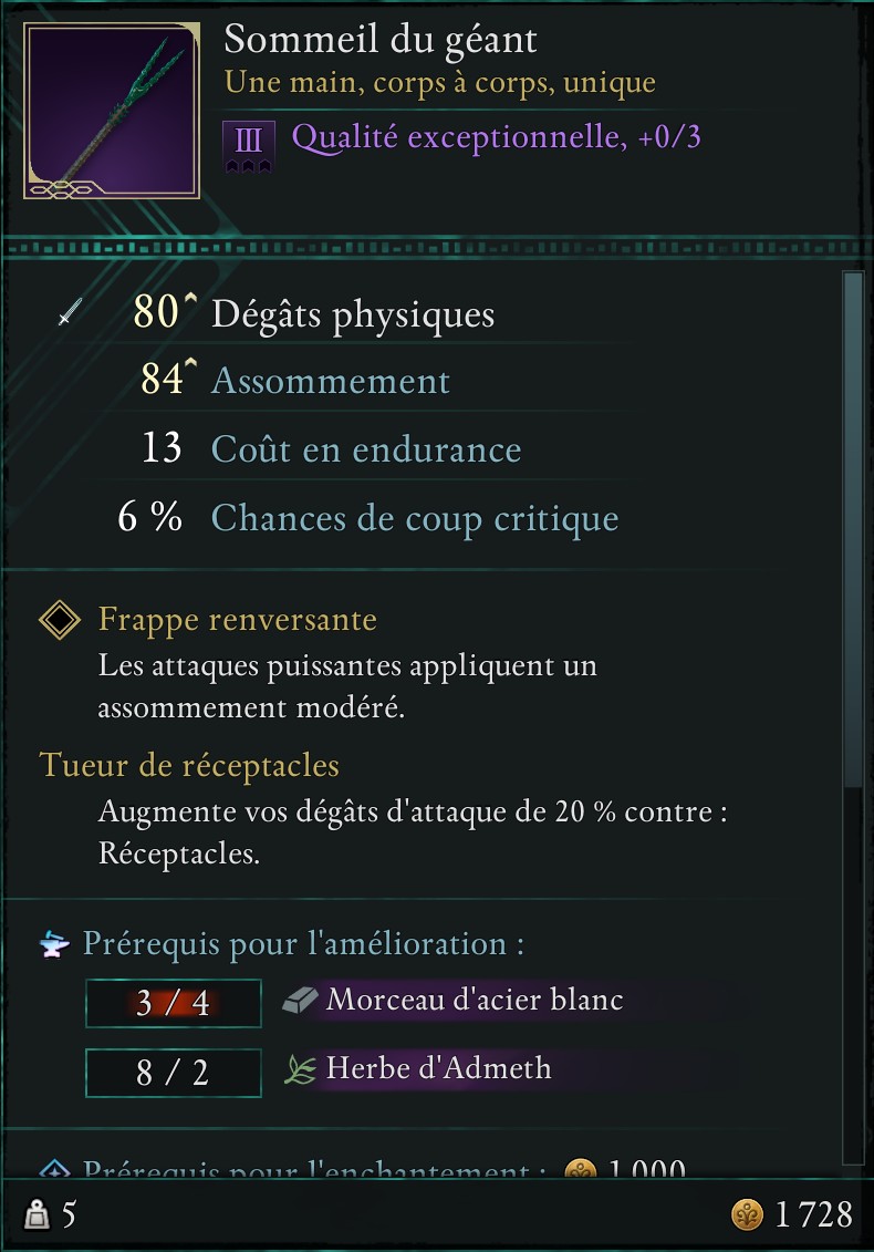 avowed-meilleures-armes-sommeil-du-geant