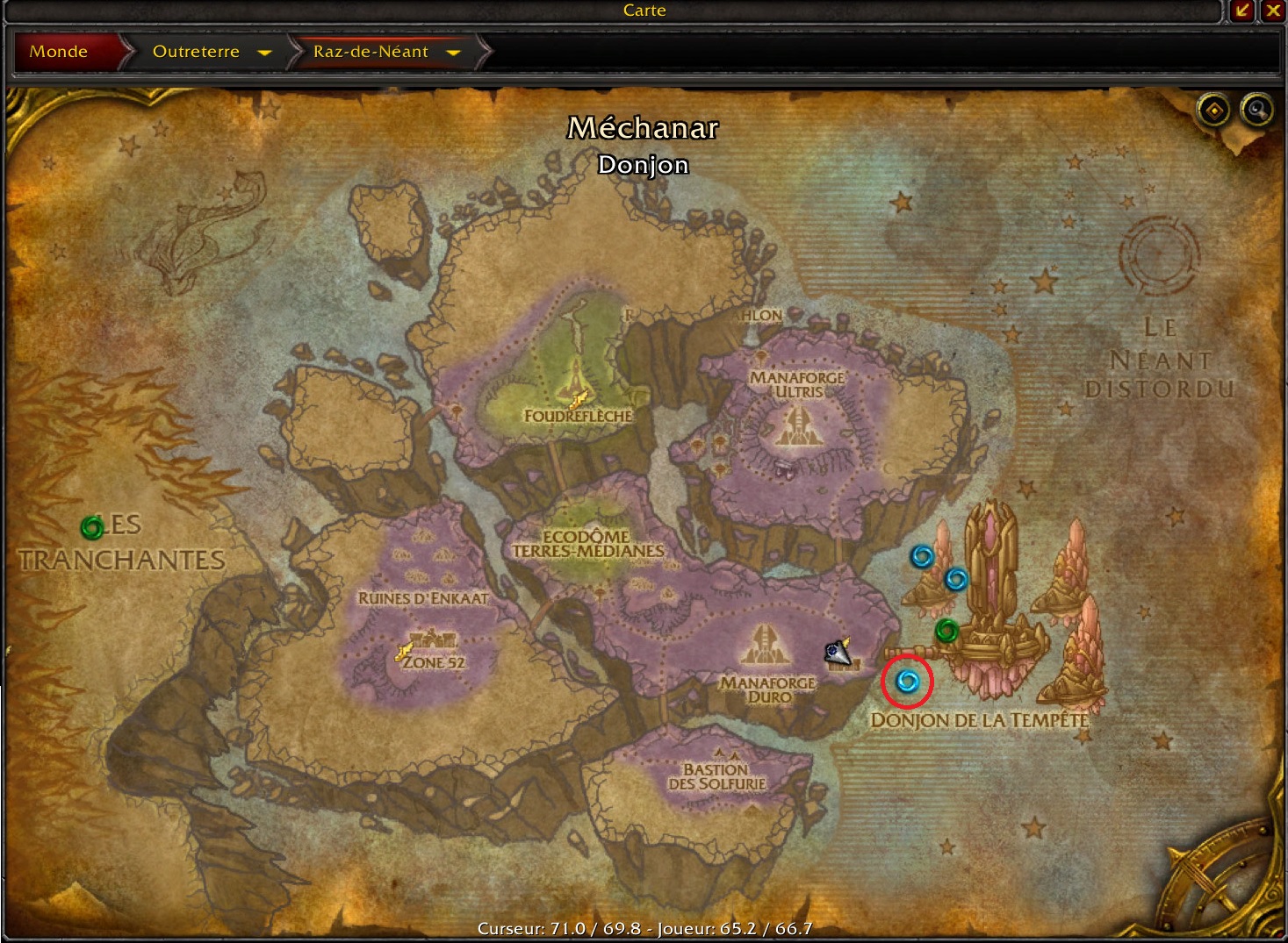 mechanar-entree-carte-donjon-wow-bc-classic