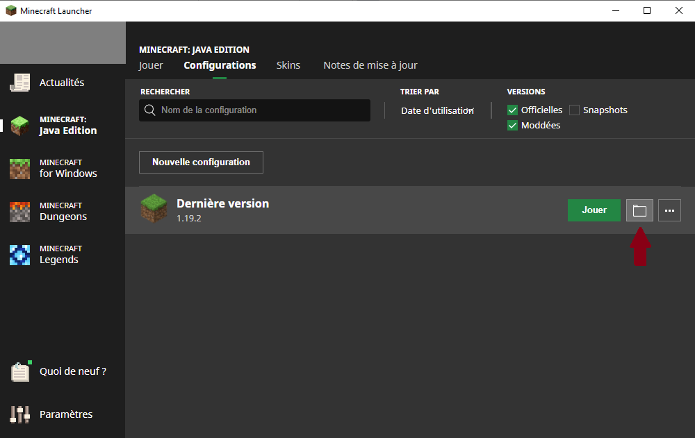 Launcher-Minecraft-Dossier