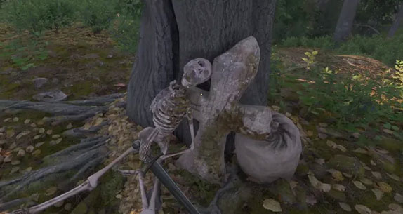 croix-et-squelette-emplacement-tresor