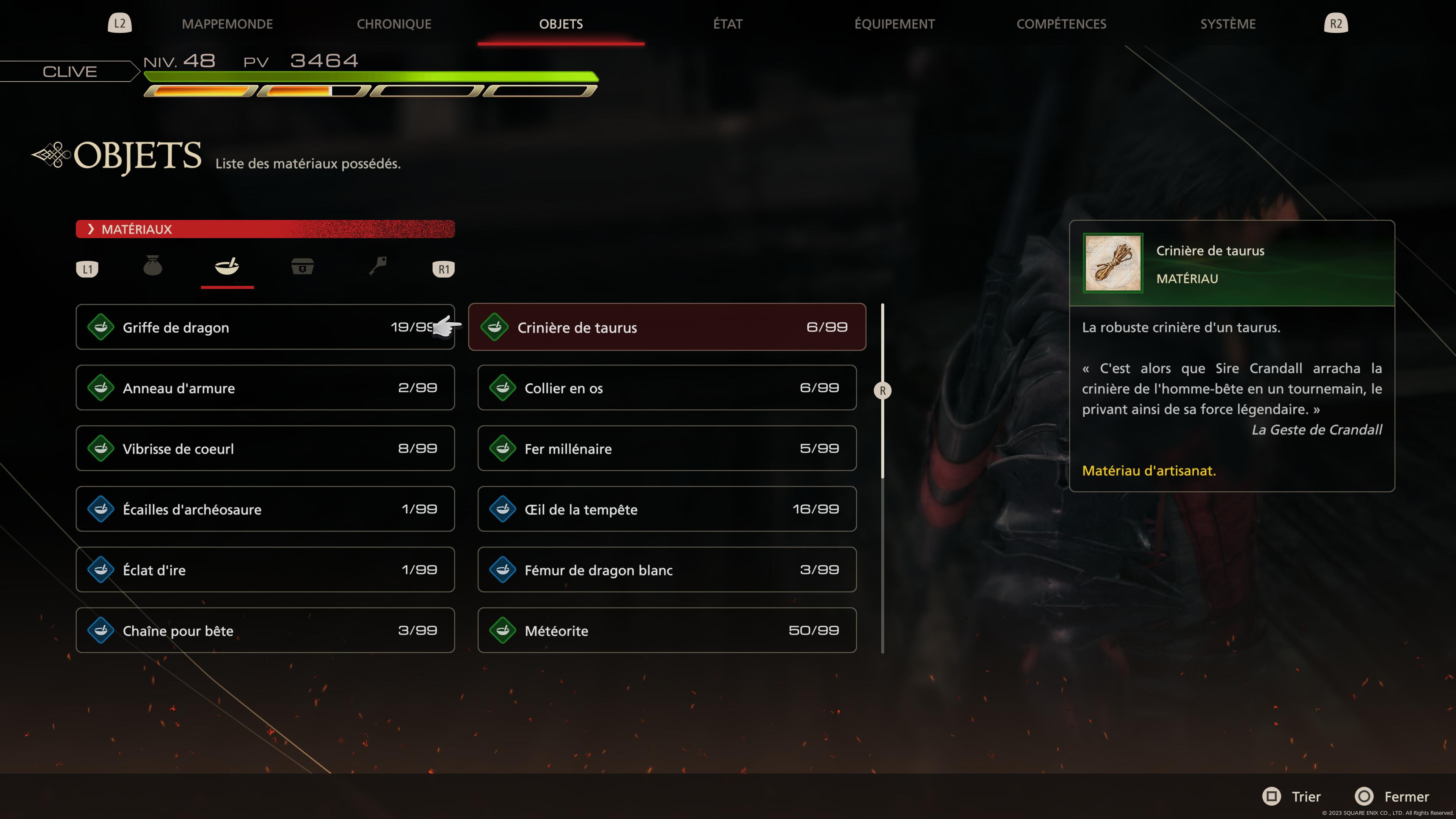 criniere-taurus-emplacement-ff16-trouver-materiau
