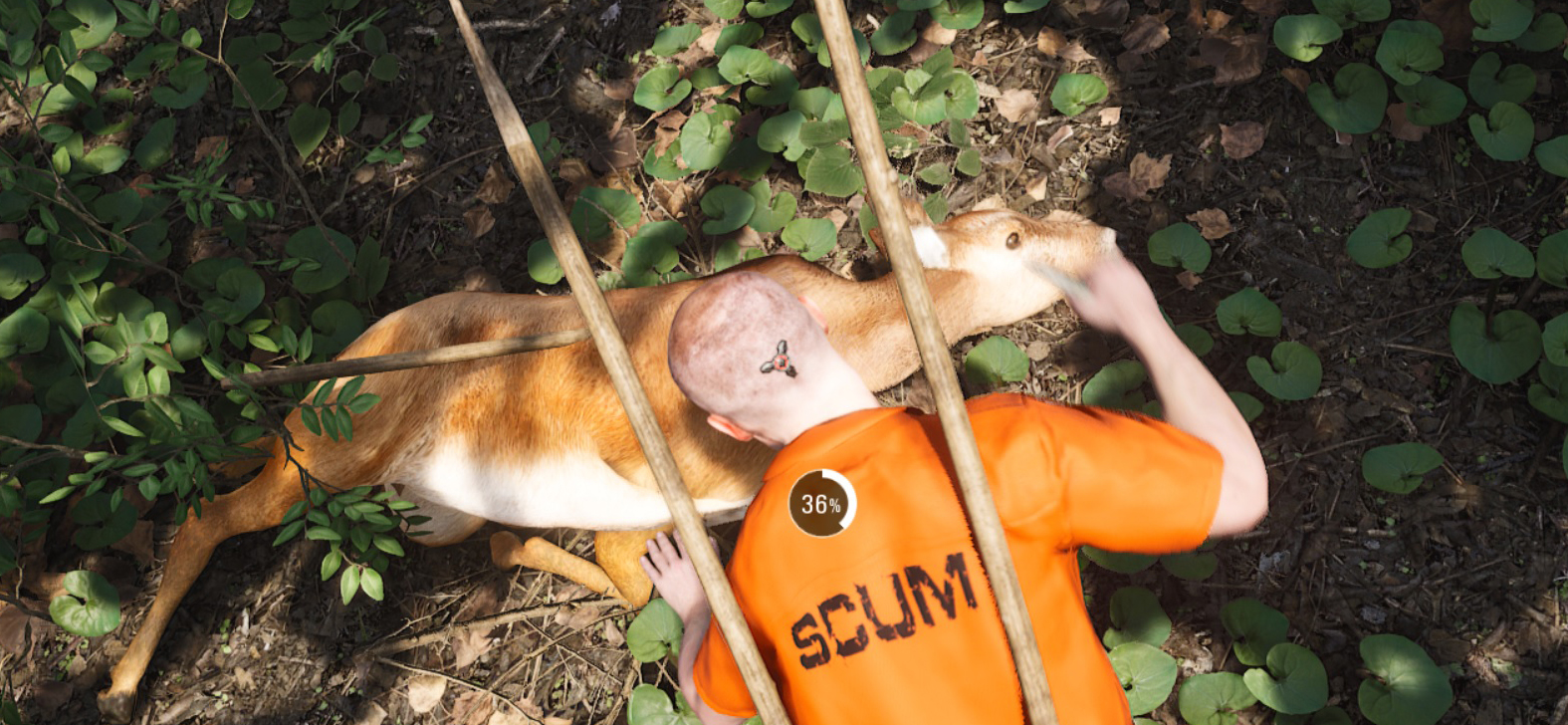 SCUM-traquer-guide-biche-nourriture-manger-chasser