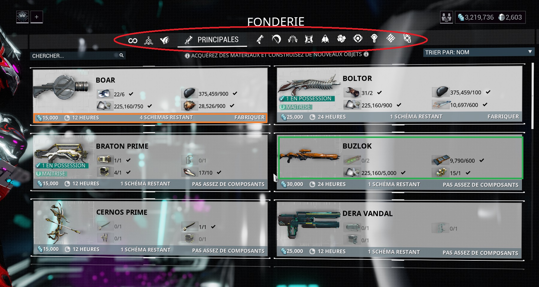 Comment crafter et améliorer son équipement