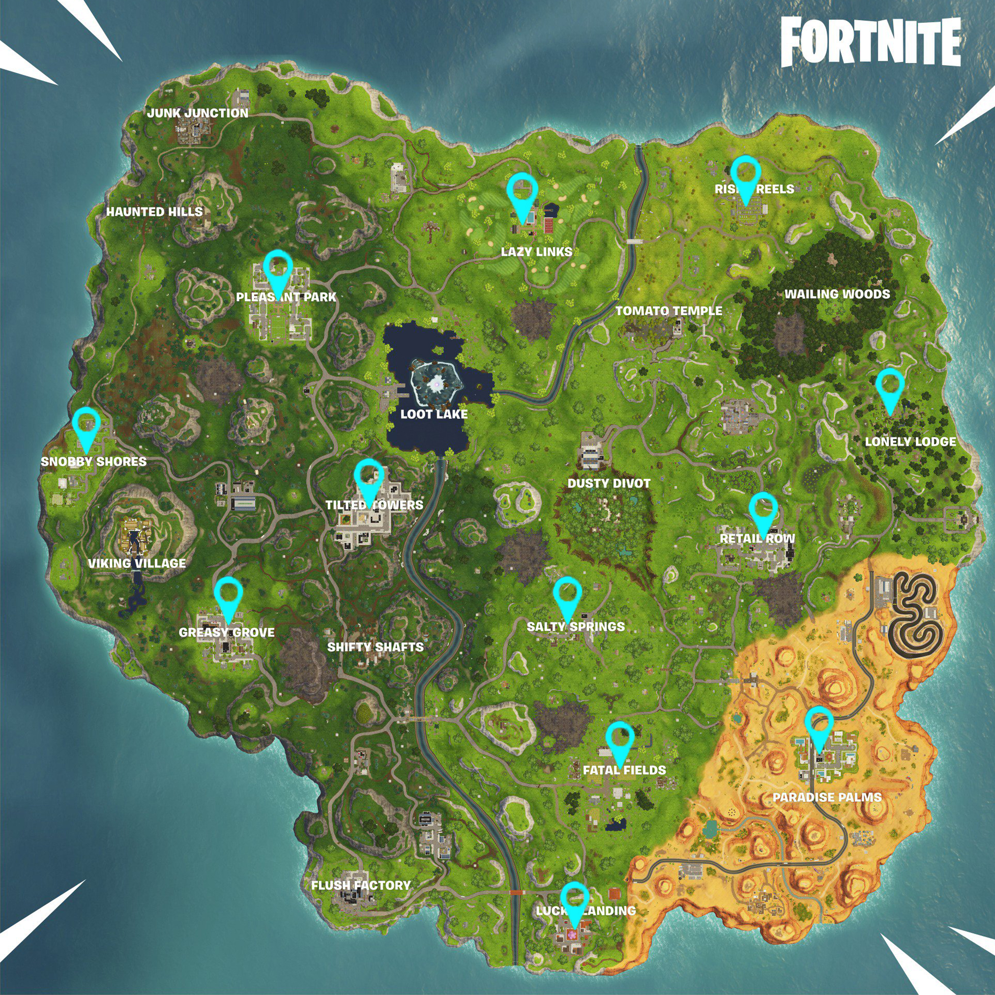 carte-defi-partie-2-fortnitemares-detruire-decoration-fantome-differents-lieux-dits