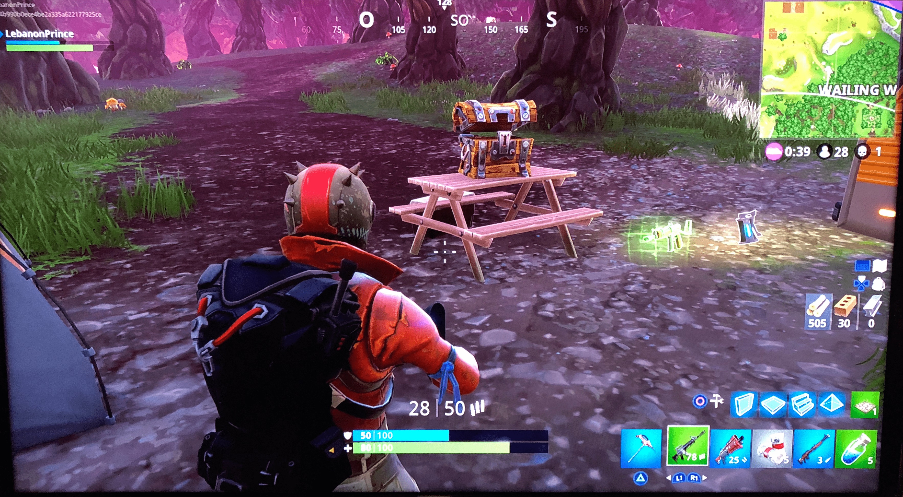 Défi : Coffres à Wailing Woods