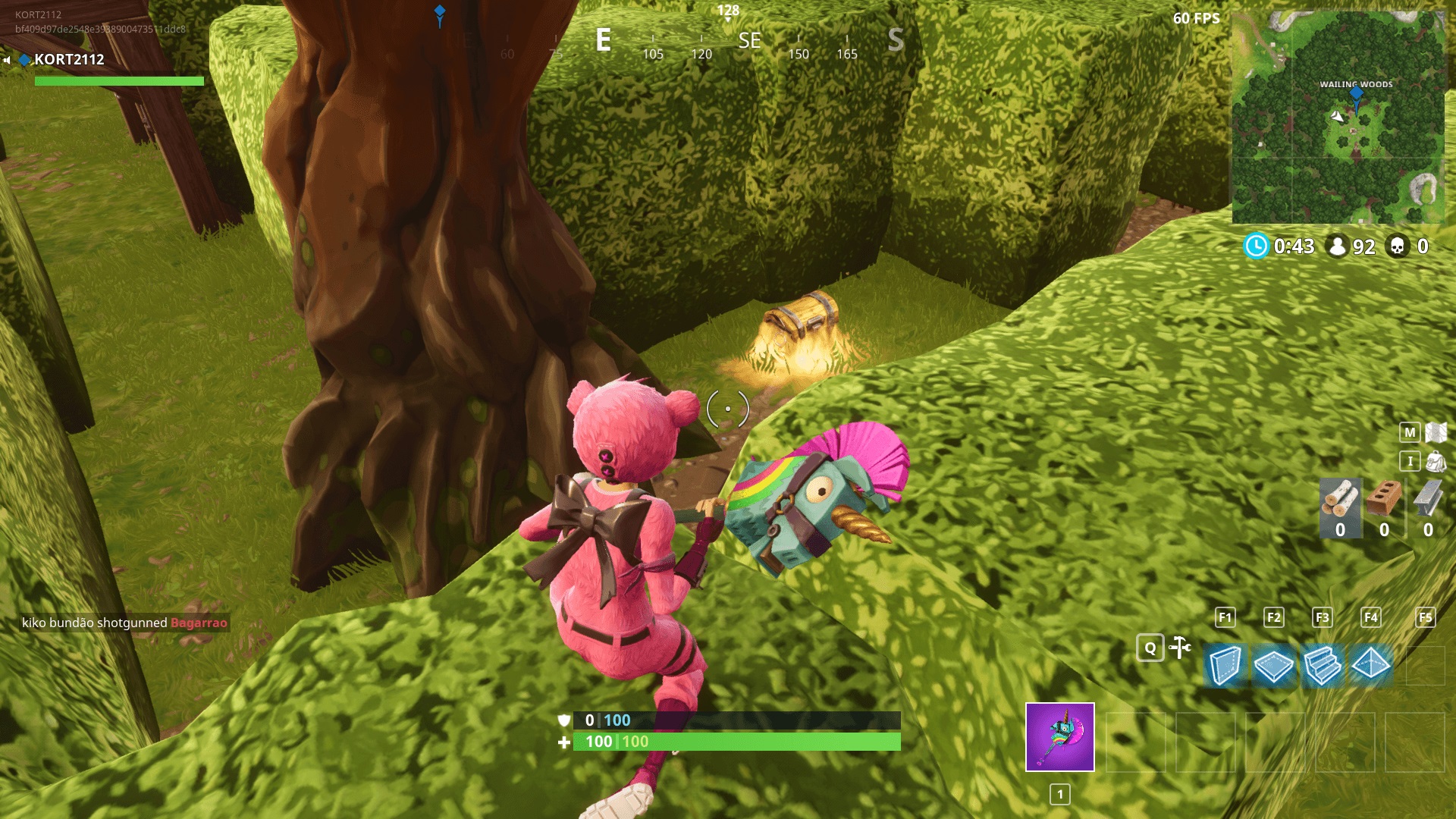 Défi : Coffres à Wailing Woods