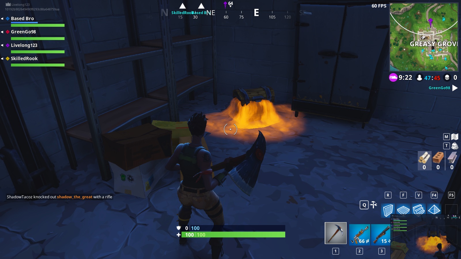 Défi : Coffres à Greasy Grove