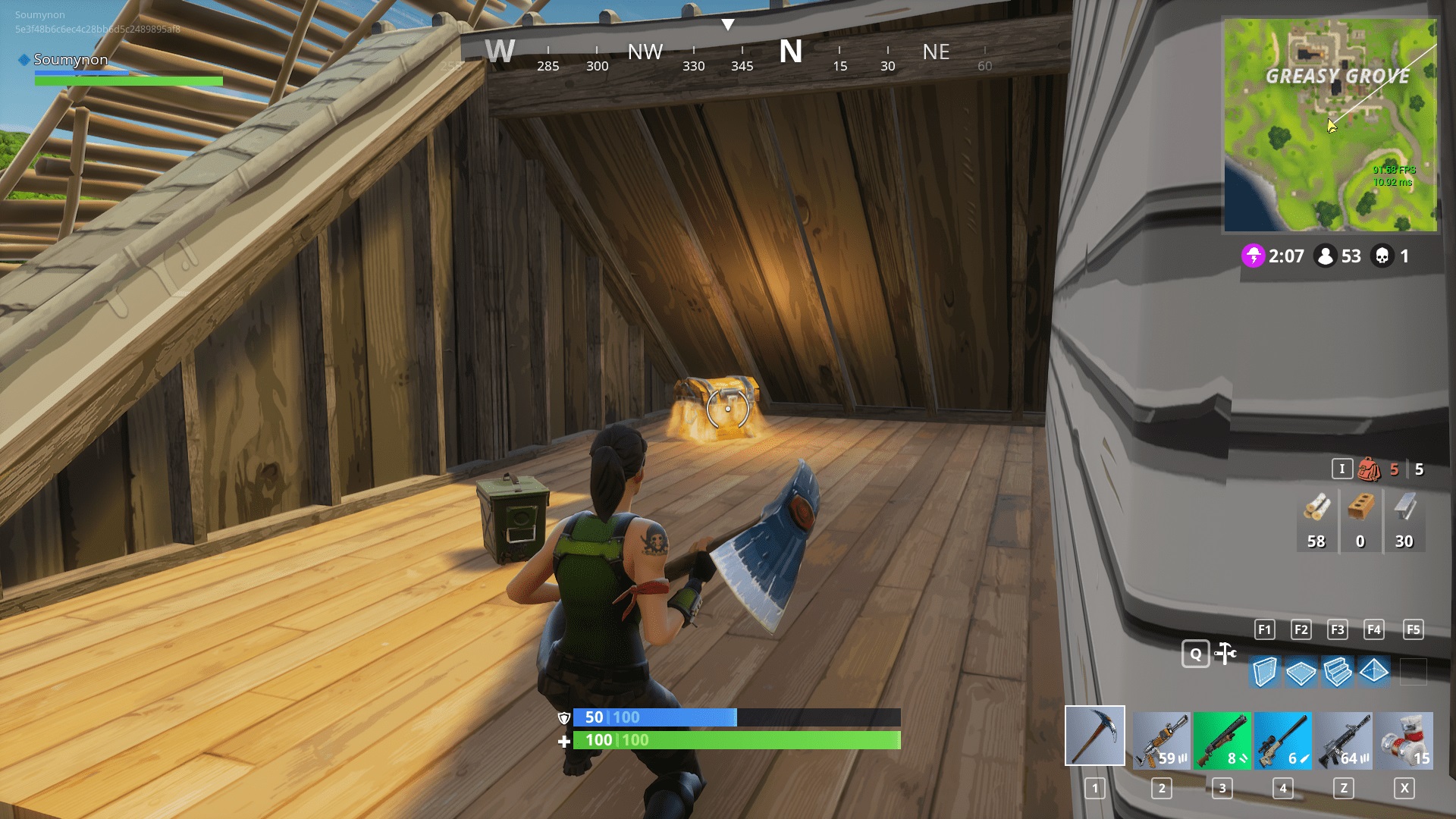 Défi : Coffres à Greasy Grove