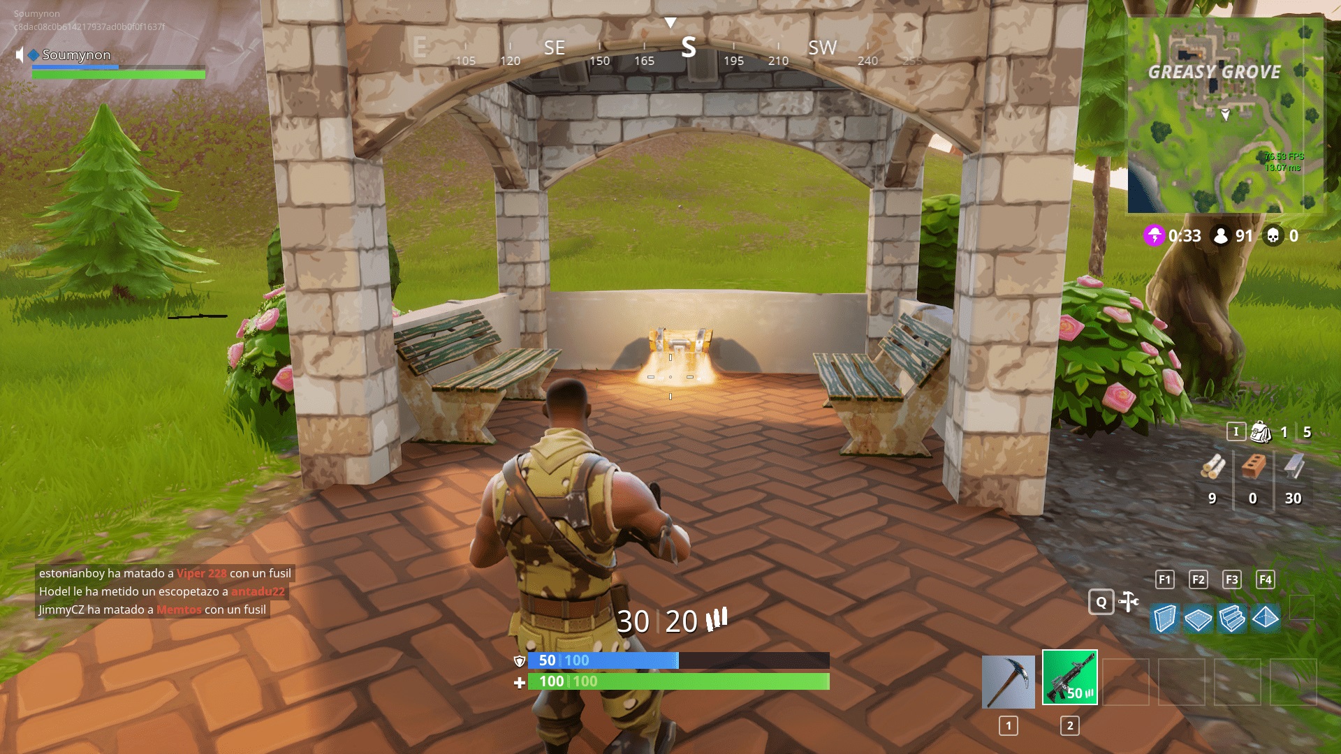 Défi : Coffres à Greasy Grove