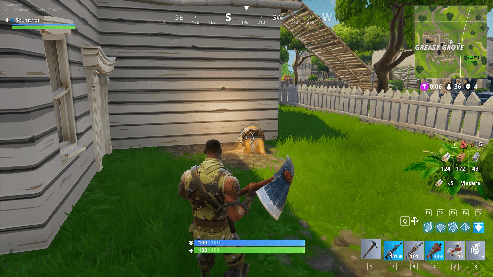 Défi : Coffres à Greasy Grove