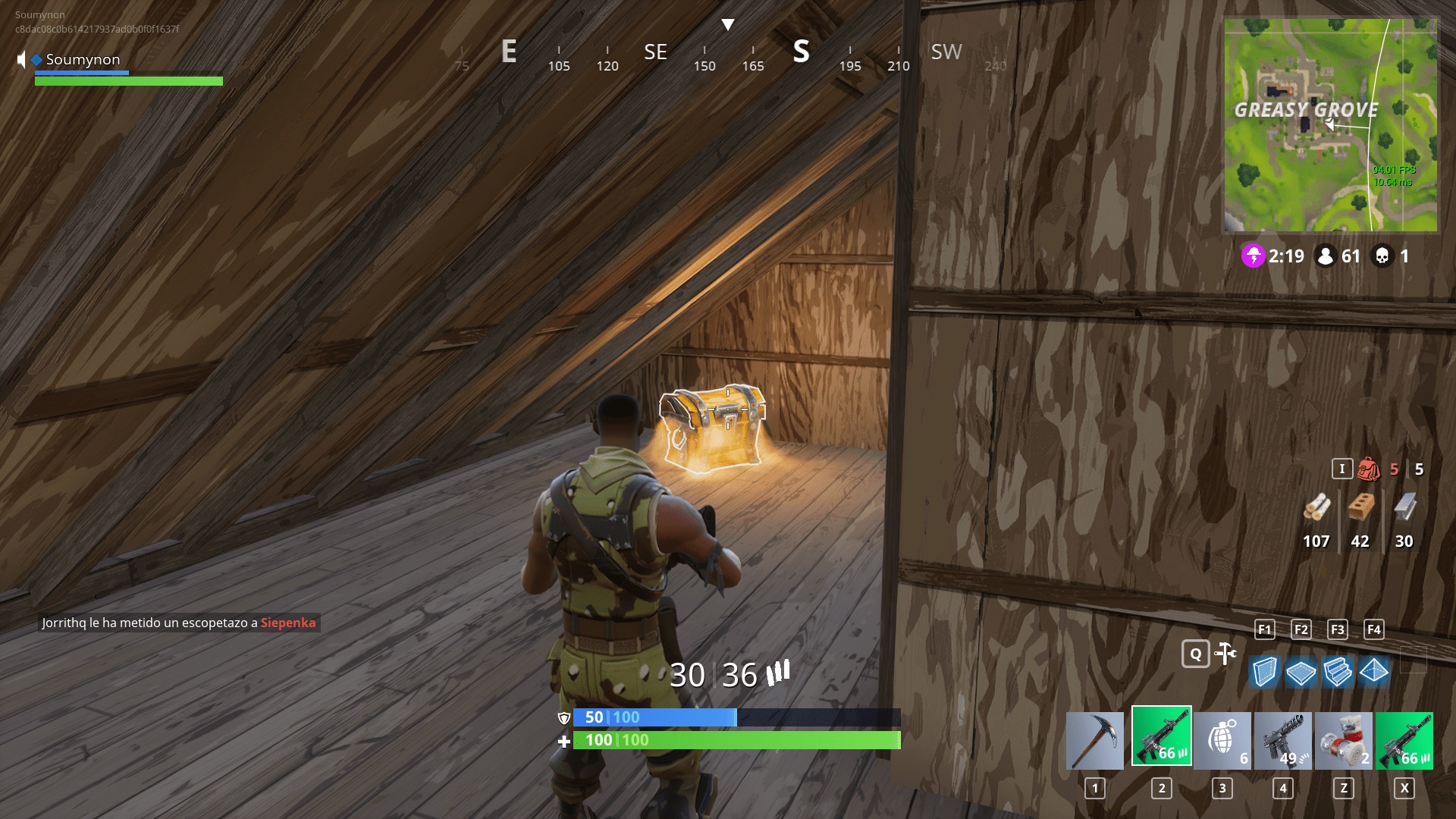 Défi : Coffres à Greasy Grove