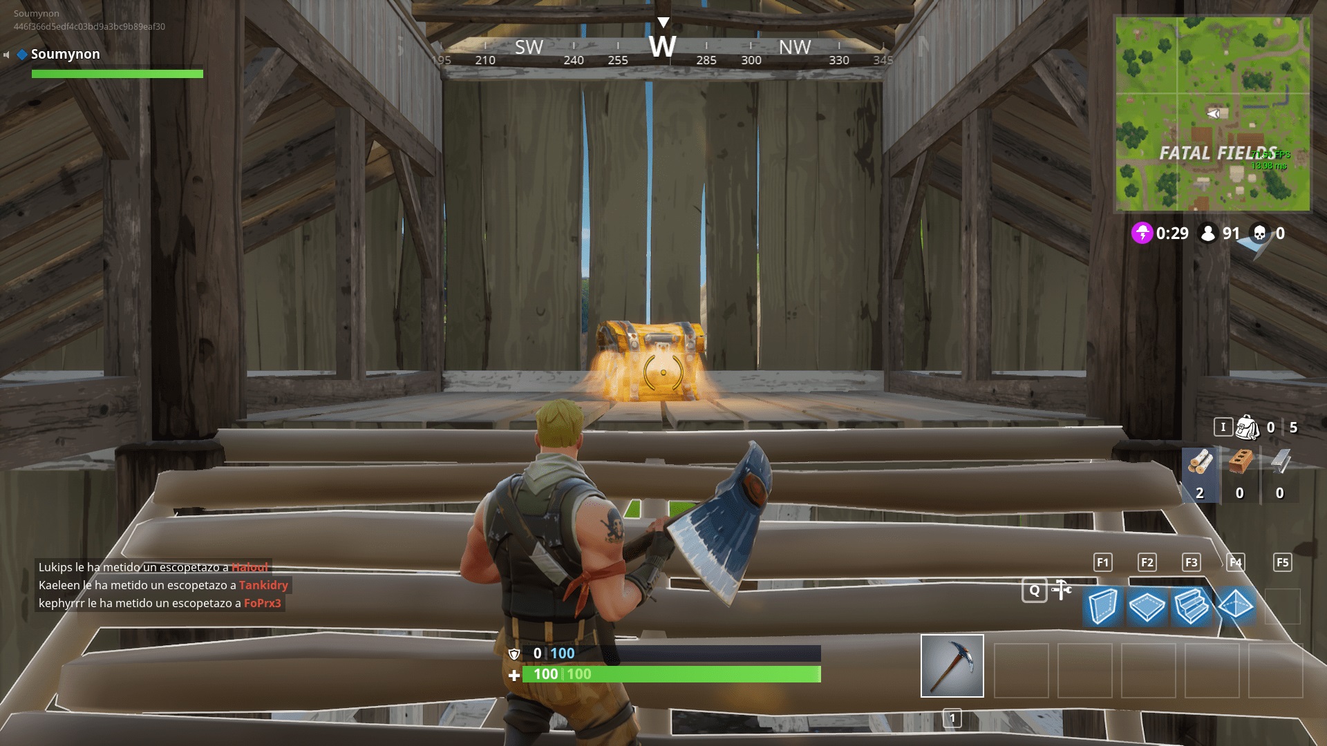 Défi : Coffres à Fatal