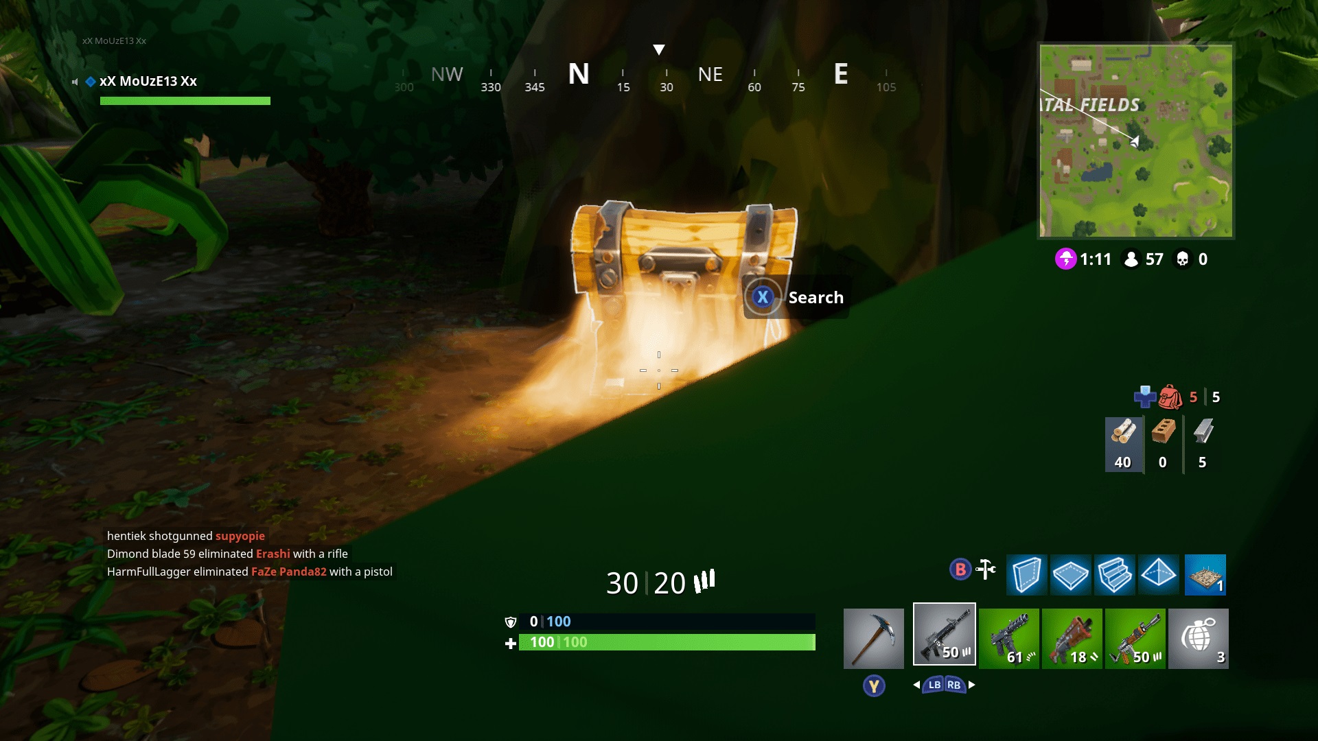 Défi : Coffres à Fatal