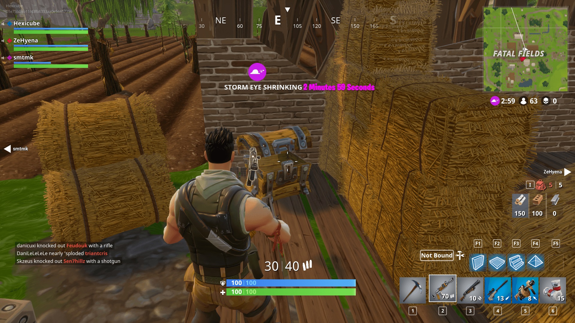 Défi : Coffres à Fatal