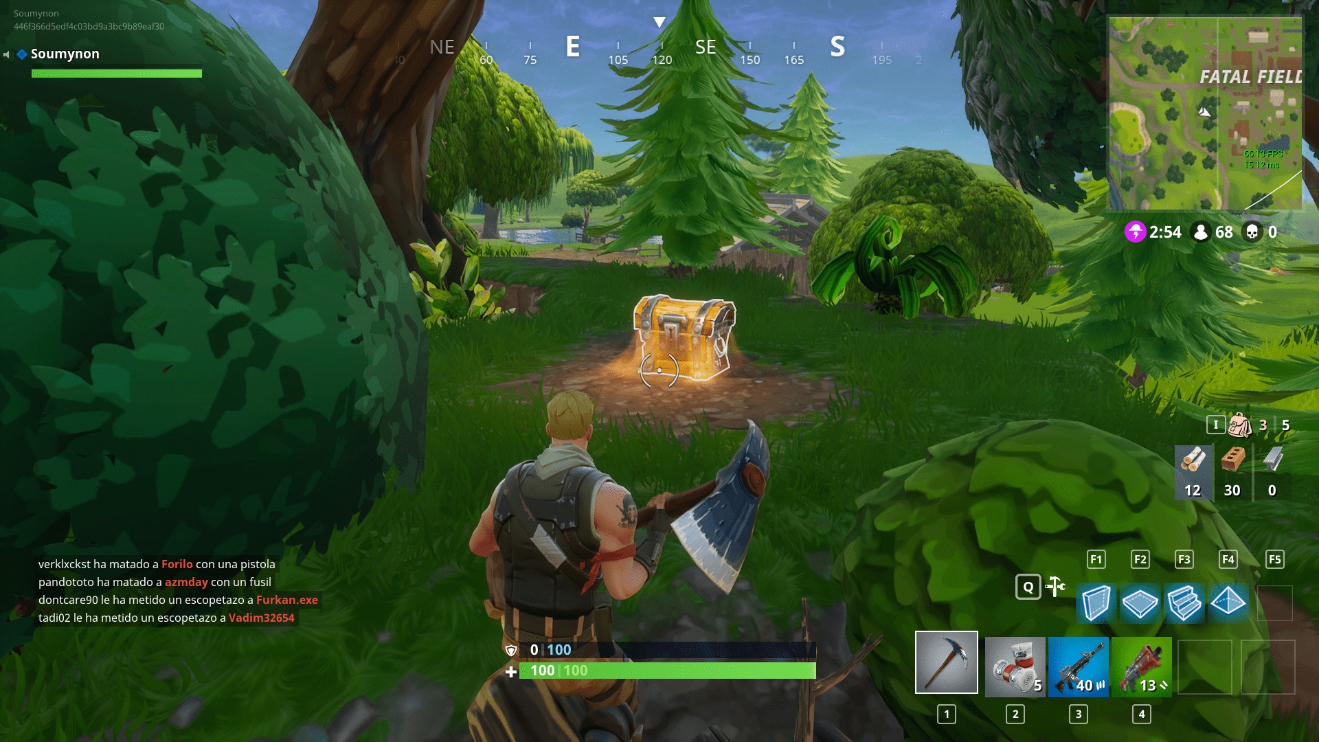 Défi : Coffres à Fatal