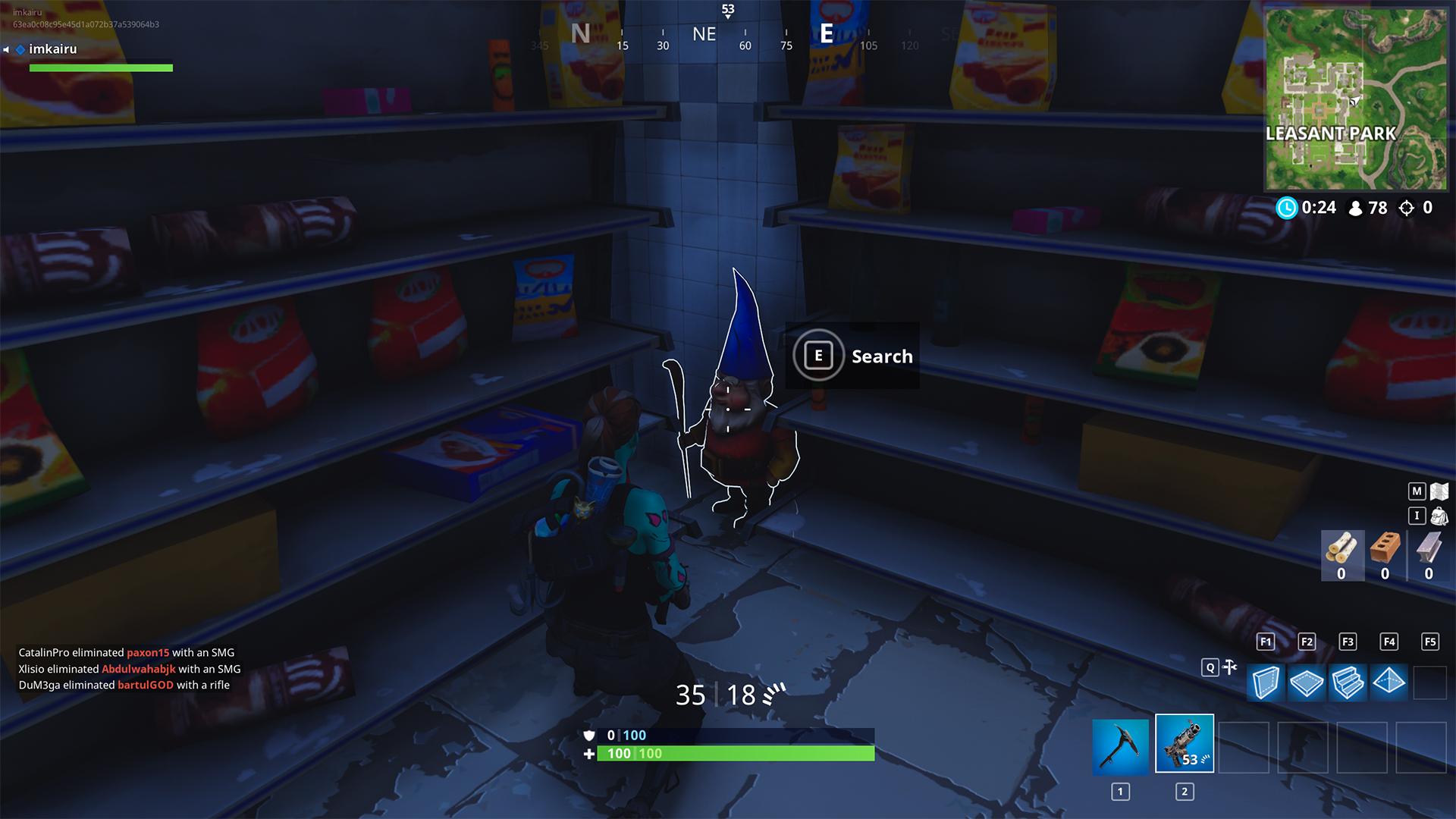 Défi : Nains de jardin affamés